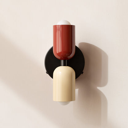 Applique murale ajustable élégante et stylée avec deux ampoules – Disponible en plusieurs couleurs