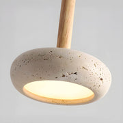 Travertine Pendant Light Osho – Exquisite Natural Stone Design Enhanced by Elegant LED Lighting