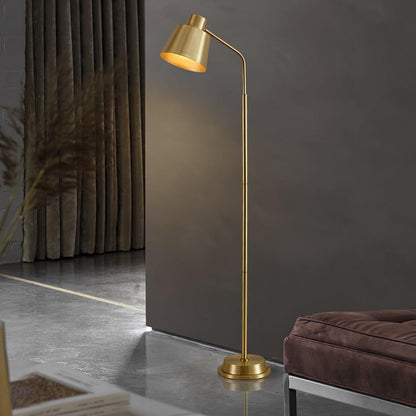 Lampadaire LED en laiton Zeid – Un mélange élégant de minimalisme et de sophistication moderne