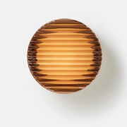 Elegant round LED wall sconce – Warm ambiance with Mylk glass diffuser for living room and bedroom decoration