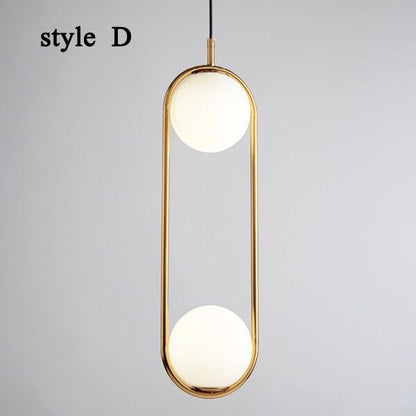 Suspension en Verre Sleek Harmony - Une Lampe Suspendue Chic et Élégante Parfaite pour des Espaces Sophistiqués
