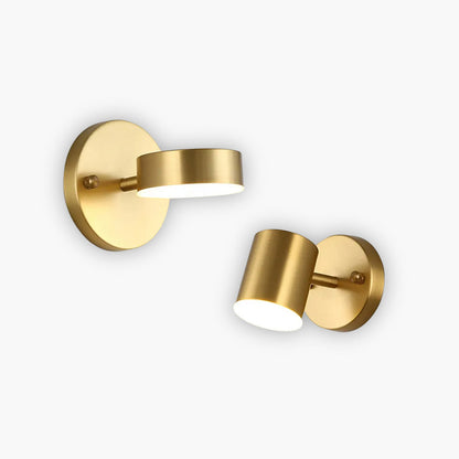 Applique murale LED en cuivre nordique élégant – Style contemporain en fer et cuivre pour une atmosphère chaleureuse