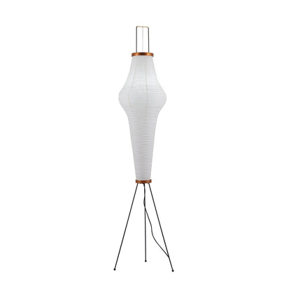 Lampadaire en papier de riz élégant – Éclairage sleek et stylé pour votre salon et votre chambre à coucher
