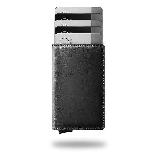 Elegant and stylish premium leather wallet - Slim profile with enhanced security