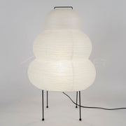 Exquisite Akari table lamp – Mulberry paper and elegant metal design
