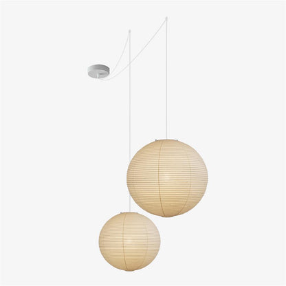 Élevez votre espace avec la lampe suspendue Akari A-Series – une chic lampe en papier japonaise présentant une esthétique minimaliste époustouflante