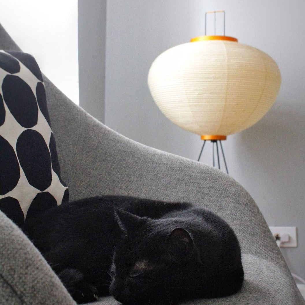 Lampadaire en papier de riz élégant – Éclairage sleek et stylé pour votre salon et votre chambre à coucher