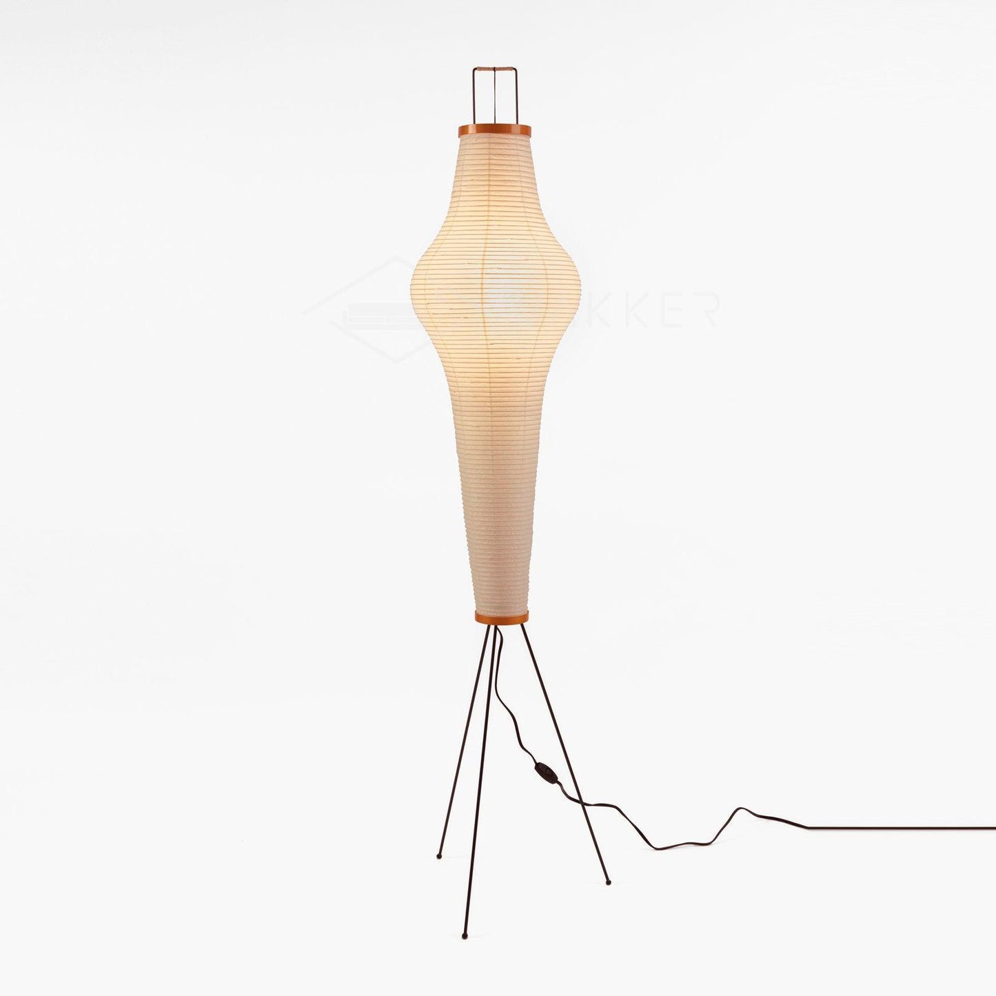 Lampadaire en papier de riz élégant – Éclairage sleek et stylé pour votre salon et votre chambre à coucher