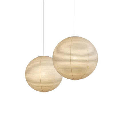 Élevez votre espace avec la lampe suspendue Akari A-Series – une chic lampe en papier japonaise présentant une esthétique minimaliste époustouflante