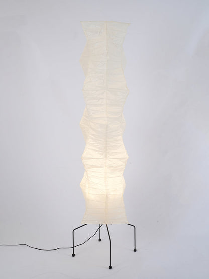 Lampadaire en papier de riz élégant – Éclairage sleek et stylé pour votre salon et votre chambre à coucher