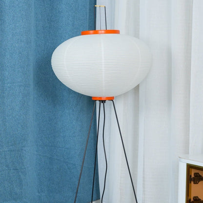 Lampadaire en papier de riz élégant – Éclairage sleek et stylé pour votre salon et votre chambre à coucher