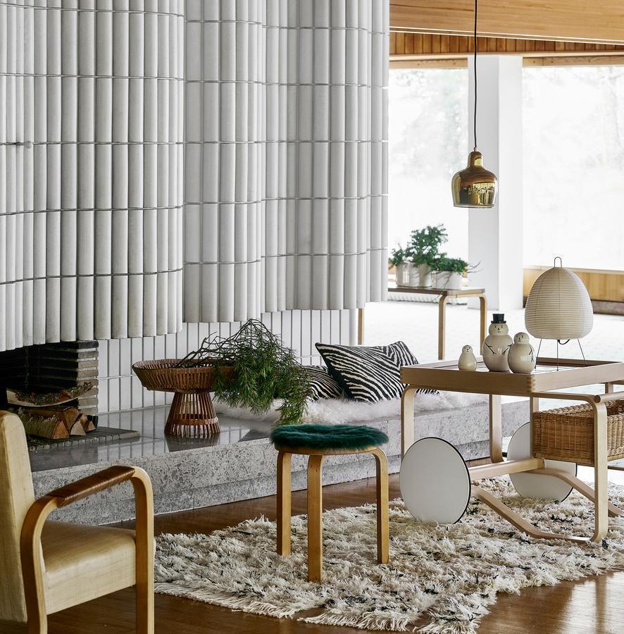 Lampe de table Akari exquise – Design en papier de mûrier et métal élégant