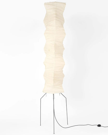 Lampadaire en papier de riz élégant – Éclairage sleek et stylé pour votre salon et votre chambre à coucher
