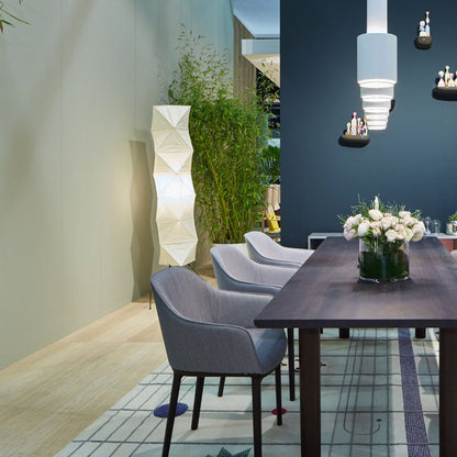 Lampadaire en papier de riz élégant – Éclairage sleek et stylé pour votre salon et votre chambre à coucher