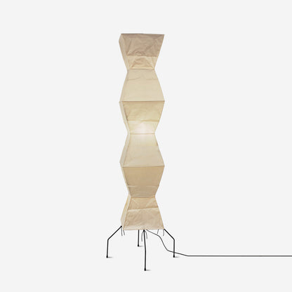 Lampadaire en papier de riz élégant – Éclairage sleek et stylé pour votre salon et votre chambre à coucher