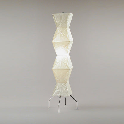 Lampadaire en papier de riz élégant – Éclairage sleek et stylé pour votre salon et votre chambre à coucher
