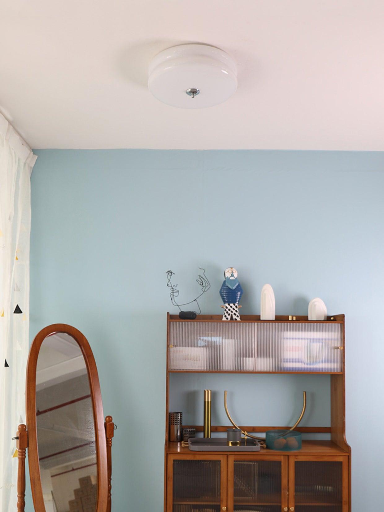 Plafonnier Art Déco intemporel – Design géométrique élégant avec éclairage LED intégré