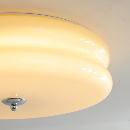 Plafonnier Art Déco intemporel – Design géométrique élégant avec éclairage LED intégré