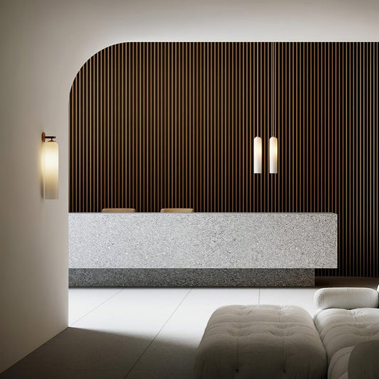 Superbe applique murale en verre LED artisanale – Une solution d'éclairage chic et moderne