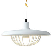Scandinavian style wooden pendant – Chic industrial hanging lamp