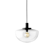 Elegant globe glass pendant - Chic metal and glass design perfect for dining and kitchen spaces