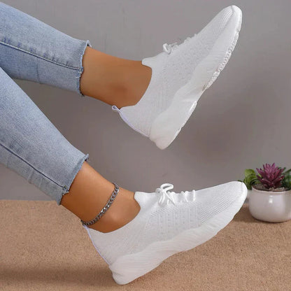 Baskets Femmes Orthopédiques Confortables avec Soutien de Voûte Plantaire - Sneakers Femme Légères et Antidérapantes
