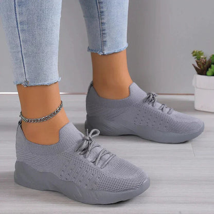 Baskets Femmes Orthopédiques Confortables avec Soutien de Voûte Plantaire - Sneakers Femme Légères et Antidérapantes