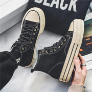 High-Top Suede Sneakers for Women with Platform Sole – Ultimate Elegance and Comfort