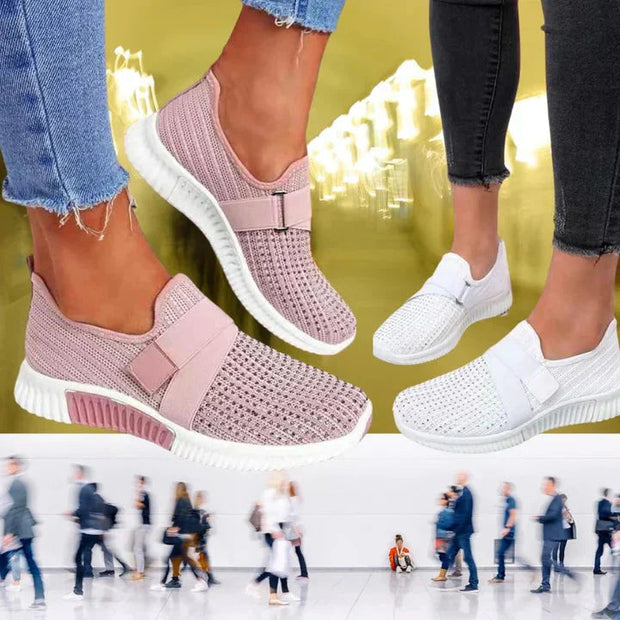 Slip-On Sneakers for Women with Velcro – Comfort and Elegance for Everyday Use