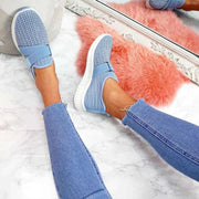 Slip-On Sneakers for Women with Velcro – Comfort and Elegance for Everyday Use
