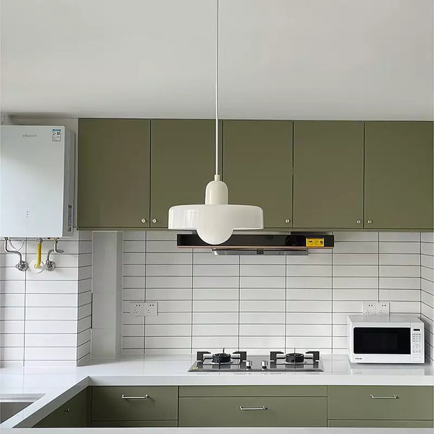 Elegant Bauhaus Glass Pendant - Where Modern Function Meets Sleek Minimalism
