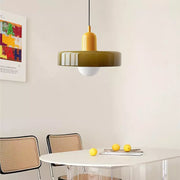 Elegant Bauhaus Glass Pendant - Where Modern Function Meets Sleek Minimalism