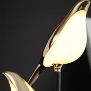 Elegant postmodern gold bird LED desk lamp - Perfect for stylish workspaces