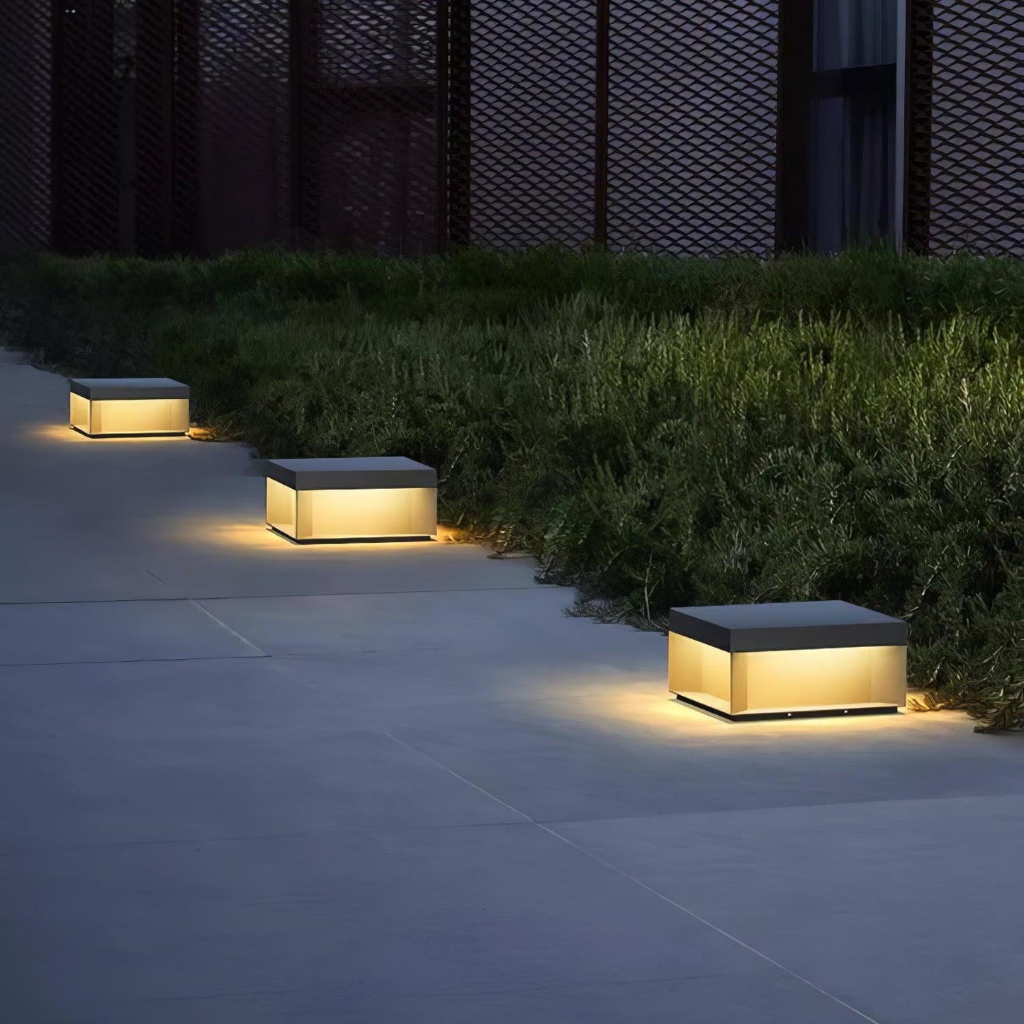 Lumineuse colonne extérieure solaire élégante – Éclairage de jardin LED durable