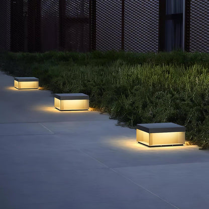 Lumineuse colonne extérieure solaire élégante – Éclairage de jardin LED durable