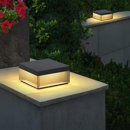 Lumineuse colonne extérieure solaire élégante – Éclairage de jardin LED durable