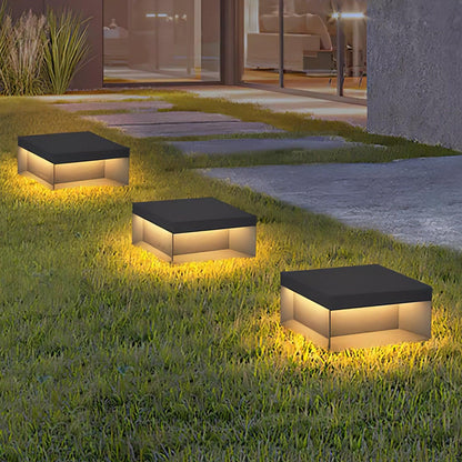 Lumineuse colonne extérieure solaire élégante – Éclairage de jardin LED durable