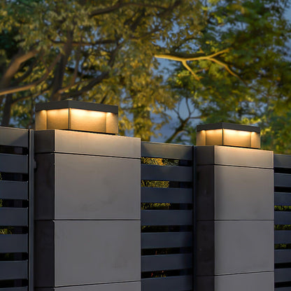Lumineuse colonne extérieure solaire élégante – Éclairage de jardin LED durable