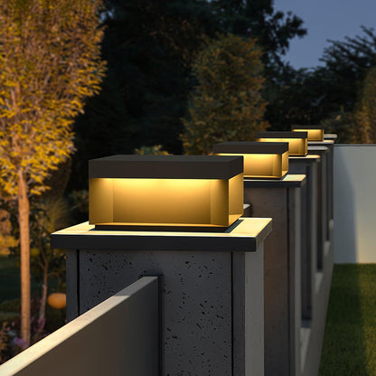 Lumineuse colonne extérieure solaire élégante – Éclairage de jardin LED durable