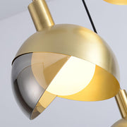 Suspension urbaine minimaliste élégante - combinaison de métal et de verre design