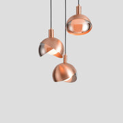Suspension urbaine minimaliste élégante - combinaison de métal et de verre design