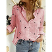 Casual White Women's Blouse in Lightweight Fabric with Elegant Design - Size S to XL