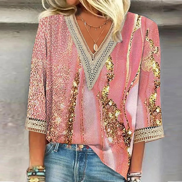 Elegant Polyester Blouse – Comfort and Style for All Occasions