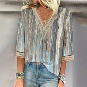 Elegant Polyester Blouse – Comfort and Style for All Occasions