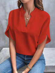Women's Lightweight Eco-Friendly Blouse with Spring Print - Flowing Cut in Cotton, Available from S to XL