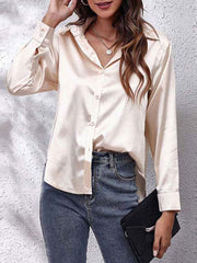 Elegant Silk Blouse with Long Sleeves – Absolute Comfort and Sophisticated Design