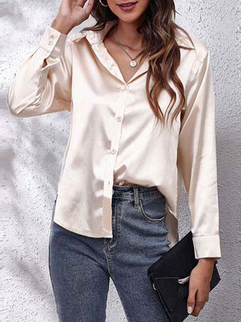Elegant Silk Blouse with Long Sleeves – Absolute Comfort and Sophisticated Design