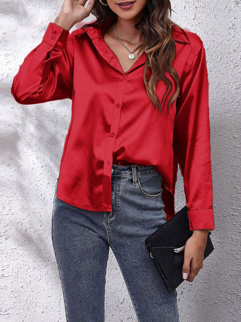 Elegant Silk Blouse with Long Sleeves – Absolute Comfort and Sophisticated Design
