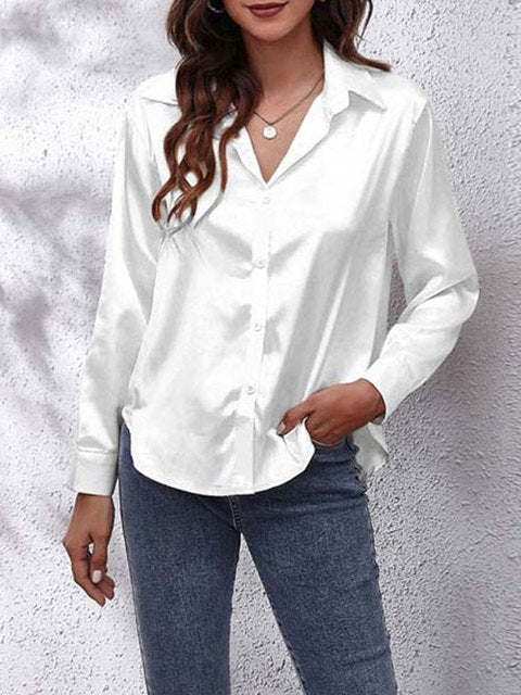 Elegant Silk Blouse with Long Sleeves – Absolute Comfort and Sophisticated Design