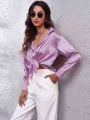 Elegant Silk Blouse with Long Sleeves – Absolute Comfort and Sophisticated Design